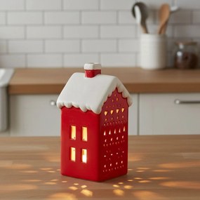 Lampka LED w kształcie domu, 15 cm