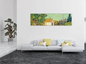 Obraz - Imitator of Vincent van Gogh, Landscape, reprodukcje (170x50 cm)