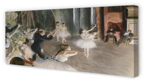 Obraz na płótnie Próba baletowa na scenie - Edgar degas