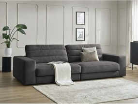 Czarna aksamitna sofa 276 cm Sierra – Bobochic Paris