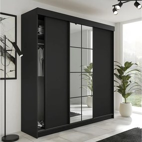 Szafa Przesuwna LAMARO 200 Czarny