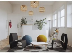 Ergonomiczna piłka do siedzenia, niebieska