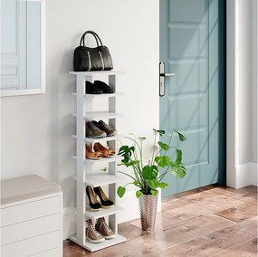 Szafka na buty biały 26.7x27.7x110 sara