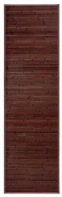 Ciemnobrązowy bambusowy dywan 60x200 cm – Casa Selección