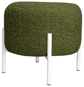 Pufa OLA LOFT ławka podnóżek metal biały Rolf14