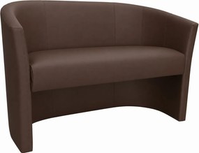Sofa CLUB tapicerowana tkaniną Eko-skóra elegancka sofa do salonu i gabinetu : Kolor tkaniny - EKO-SKÓRA - 19D, Typ tkaniny - Eko-skóra