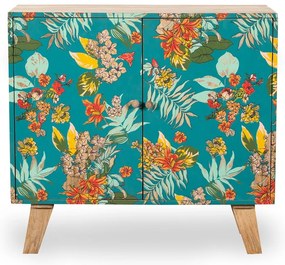Turkusowo-naturalna szafka 90x85x40 cm Reipur – Interia Home &amp; Living