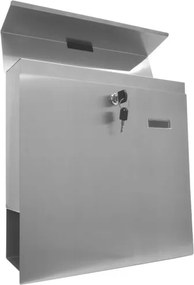 Wisząca skrzynka na listy ze stali nierdzewnej