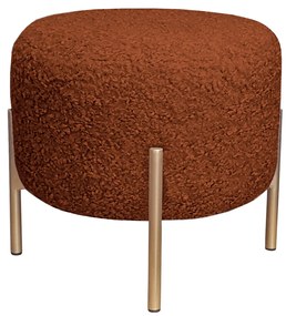 Pufa OLA LOFT ławka podnóżek metal złoty Rolf10