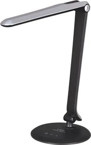 Srebrna nowoczesna lampka do biurka LED - S262-Mięta