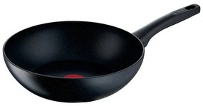 Patelnia aluminiowa wok z powłoką nieprzywierającą ø 28 cm Black stone G2811972 – Tefal