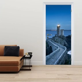 Fototapeta na drzwi - Latarnia morska i morze (95x205cm)