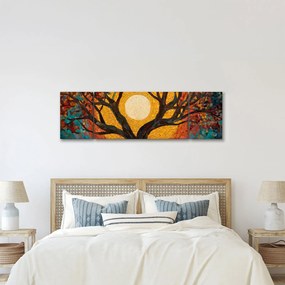 Obraz - Słońce w koronie drzewa życia (170x50 cm)