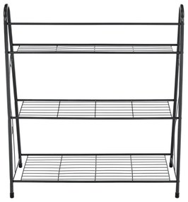 Regał metalowy Veruma, ciemnoszary