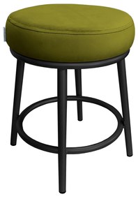 Taboret Ben noga metalowa czarna BL75