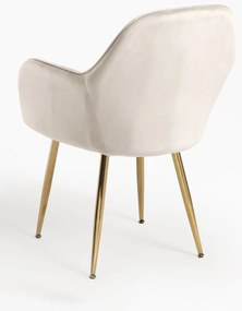 Eleganckie zote krzeso