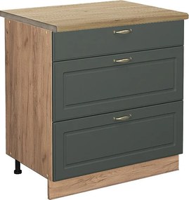 Szafka dolna do kuchni green gold country 80x60x82 fame-line