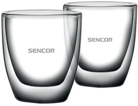 Sencor SGX 001 szklanka termiczna do espresso 80 ml, 2 szt.