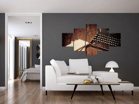 Obraz maszyny do pisania (125x70 cm)