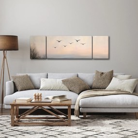 Obraz - Stado ptaków (170x50 cm)