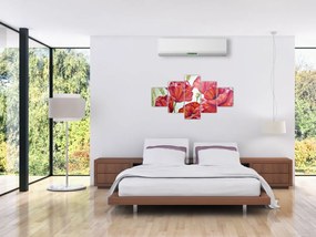 Obraz - Kwiaty maku (125x70 cm)