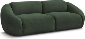 Zielona sztruksowa sofa 250 cm Tina – Bobochic Paris