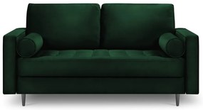 Zielona aksamitna sofa Milo Casa Santo, 174 cm
