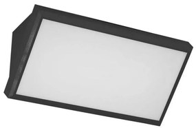 LED zewnętrzna lampa ścienna LED/20W/230V 4000K IP65 czarna