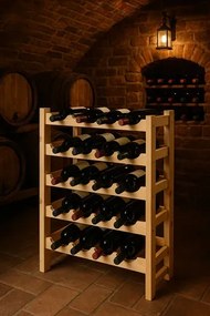 Drewniany regał na wino - Onrero 3X
