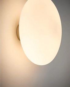 Kinkiet w biało-srebrnym kolorze ø 26 cm Bamila – Kave Home