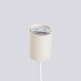 Lampa wisząca HALO 1 beżowa ryflowana  SOLLUX  LIGHTING
