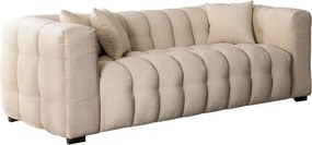 Sofa MODERNO 3S Trzyosobowa Kremowa Nowoczesna