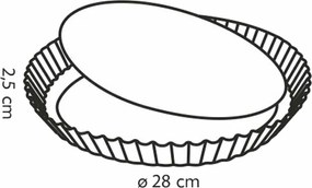 Tescoma DELÍCIA forma z falistym brzegiem i wyjmow,