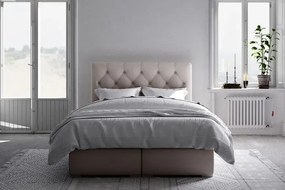 Pikowane łóżko hotelowe Soner 120x200 - 32 kolory