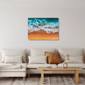 Obraz na szkle plaży morskiej (70x50 cm)