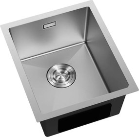 Mexen Trixo zlewozmywak stalowy 1-komorowy 370 x 440 mm, inox - 6412371000-01