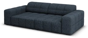 Niebieska sofa 204 cm Chicago – Cosmopolitan Design