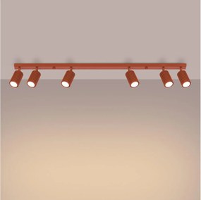 Brilagi - Oprawa punktowa LED CRESTO 6xGU10/10W/230V czerwona