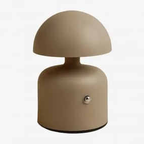 Bezprzewodowa Lampa Stołowa Led Nantali Iron Moka Brown - Sklum