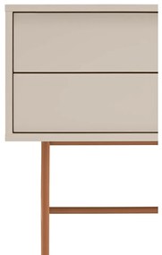 Ceglasto-beżowa konsola 35x110 cm Nube – Teulat