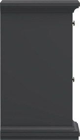 Wąska szafka nocna z szufladą Paris, kolor szary