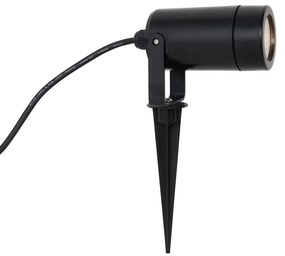 Zewnetrzna Regulowana czarna lampa kolcowa IP65 - Solo Eco Nowoczesny Oswietlenie zewnetrzne
