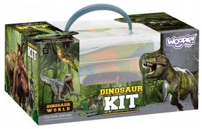 Woopie duży zestaw figurki dinozaury xxl + mata "prehistoryczny świat"