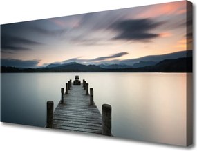 Obraz na płótnie Most nad Morskim Brzegiem