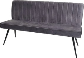 Ławka MCW-K16,  160cm ciemnoszary