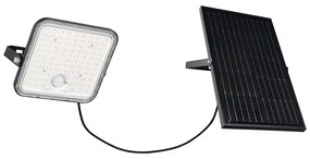 Zewnętrzna solarna lampa ścienna LED z timerem (wysokość 19 cm) Acora – Trio