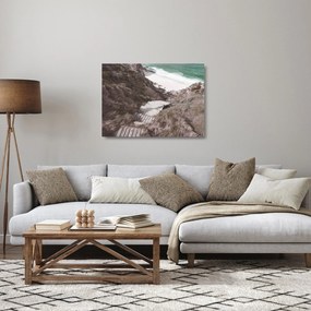 Obraz na szkle - Podróż do Szmaragdowego Morza (70x50 cm)