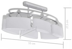 Nowoczesna lampa sufitowa 2 sztuki - EX133 Lines