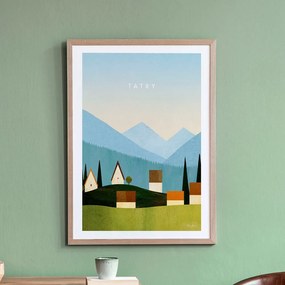 Plakat 50x70 cm Tatry – Travelposter