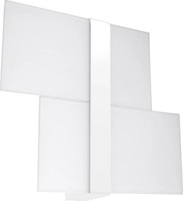 Kinkiet MASSIMO szklany biały